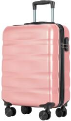 BONTOUR "WAVE" 4 Kerekes Kabin Bőrönd 55x39x20cm Rosegold (120541-RoseGold) - vasbutor