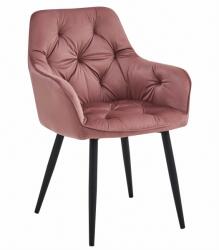  Scaun de masa JORK VELVET, roz