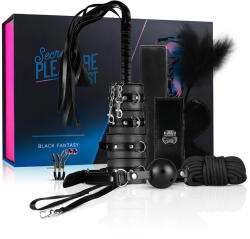 Secret Pleasure Chest - haladó BDSM készlet - 14 részes (fekete) (8719497666478)