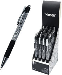 Vinson Golyóstoll nyomógombos 0, 7mm Vinson Tattoo 103 vegyes test displ 24 db/display - delfinbuvar