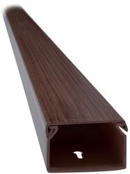 ELMARK 40x25 műanyag kábelcsatorna CT2 sötét dió Elmark (ELM 5624025DW)