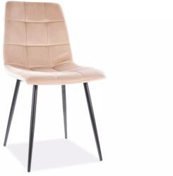 SIGNAL MEBLE Étkezőszék MILA VELVET Szín: Bézs / Bluvel 28 (MILAVCBE)