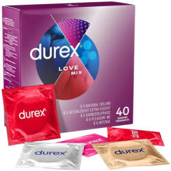 Durex Love Mix - óvszer csomag (40db) (04145220000) - bujaalmok