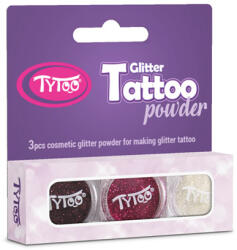 TyToo csillámpor szett - 3x2, 5 ml - barna, bíbor, gyémánt (TY-CTPS-0018-501300)