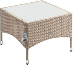 Deuba Masa ratan 58x58x42 cm - culoare bej
