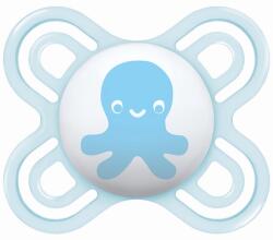 MAM Perfect Start szilikon játszócumi 0-2 hó - Kék polip