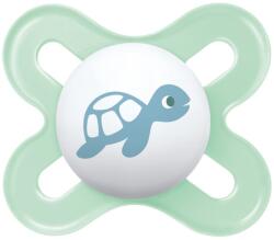 MAM Start szilikon játszócumi 0-2 hó - Menta teknősbéka