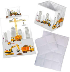  Munkagépes ovis ágynemű szett (box)