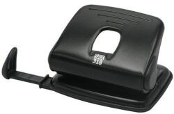 ICO Lyukasztó, kétlyukú, 15 lap, SAX "318", fekete (ISA318FK) - pritone