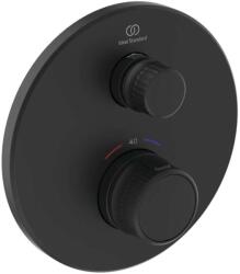 Ideal Standard CeraTherm Navigo - Termosztatikus, rejtett zuhanykeverő, selyemfekete A7295XG (A7295XG)