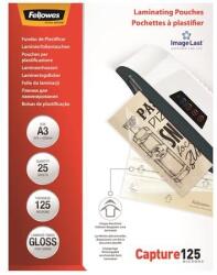 Fellowes Meleglamináló fólia, 125 mikron, A3, fényes, 25 db, FELLOWES (25 db) (IFW53965)