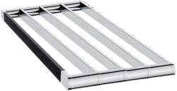 Nimco Nava - Törölközőtartó, hossza 580 mm, matt fekete/króm NA 28062A (NA 28062A)