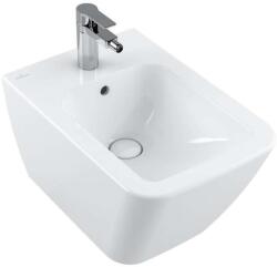 Villeroy & Boch Finion - Függő bidé túlfolyóval, 375x560 mm, CeramicPlus-szal, alpesi fehér színben 446500R1 (446500R1)