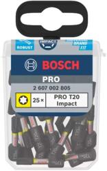 Bosch Tartozékok - Bit készlet T20, 25 db 2607002805 (2607002805)