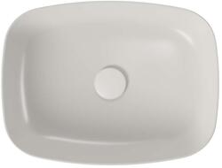 kielle Idolio - Mosdókagyló pultra 50x38 cm, szürke 30624512 (30624512)