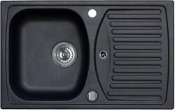 Alveus Record - Gránit mosogató 780x480 mm, lefolyásszabályozóval, szén-dioxiddal 1130331 (1130331)