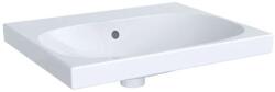 Geberit Acanto - Mosdókagyló 60x48 cm, túlfolyóval, csaptelepnyílás nélkül, fehér 504.620. 01.1 (504.620.01.1)