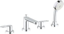 GROHE BauLoop - Kád peremkeverő, 4 lyukú beépítés, króm 2511900A (2511900A)
