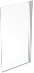 Geberit GEO - Kádparaván 80x150 cm, ezüst/tiszta üveg 560.118. 00.2 (560.118.00.2)