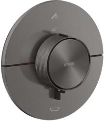 Hansgrohe ShowerSelect ID - Termosztatikus csaptelep, falsík alatti beépítéshez, 2 készülékhez, csiszolt fekete króm 36751340 (36751340)