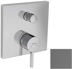 Hansgrohe Finoris - Rejtett csaptelep 2 készülékhez, csiszolt fekete króm 76416340 (76416340)