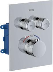 kielle Arkas I - Termosztatikus rejtett csaptelep testtel, 2 készülékhez, króm 10611200 (10611200)