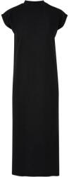 Build Your Brand Rochie lejeră prelungită cu guler în picioare - Neagră | L (BY302-1000391568)