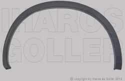 Nissan Qashqai 2007-2010 - Hátsó műa. kerékjárat ív fekete jobb kpl