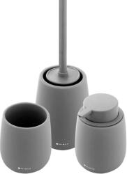 Nimco Tabo - Fürdőszobai kiegészítők készlet, sötétszürke TA SET-08 (TA SET-08)