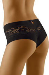 Wolbar Nina brazil szabású bugyi csipkével, fekete, L