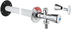 GROHE Eurotec - Kültéri fali szett, matt króm 41208000 (41208000)