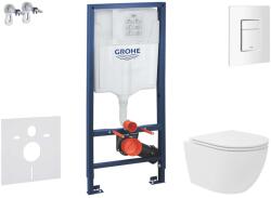 GROHE Rapid SL - Előfali szerelő készlet, Oudee Vortex kompakt WC és softclose ülőke, Skate Cosmopolitan vezérlőgomb, alpesi fehér SANI11BA3106 (SANI11BA3106)