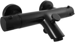 RAV SLEZÁK Thermo - Termosztatikus kádkeverő, matt fekete TRM54.5CMAT (TRM54.5CMAT)