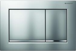 Geberit Omega20 - Süllyesztett vezérlőgomb, könnyen tisztítható, matt króm/fényes króm 115.080. JQ. 1 (115.080.JQ.1)