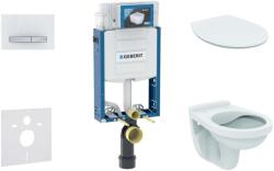 Geberit Kombifix - Készlet falra szerelhető, Alpha WC ülőkével, Sigma50 gomb, alpesi fehér 110.302. 00.5 ND8 (110.302.00.5 ND8)