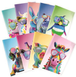 Mitama Füzet Mitama Maxi Állatos A/4 42 lapos margós vonalas vegyes (62744)