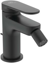 Ideal Standard Cerafine Nuovo - Bidékeverő kifolyóval, fekete selyemfényű BD775XG (BD775XG)