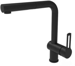 PAFFONI Ringo - Mosogató keverő kihúzható kifolyóval, matt fekete RIN185NO (RIN185NO)