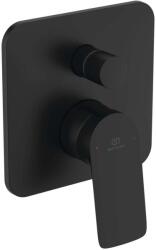 Ideal Standard Ceralife C - Rejtett csaptelep, 2 készülékhez, testtel, selyem fekete BE061XG (BE061XG)