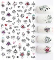  Körömmatrica - F449