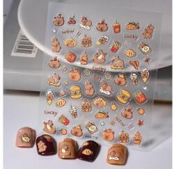  Körömmatrica - FEB-776 Capybara mese