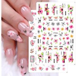  Körömmatrica - F946 virág