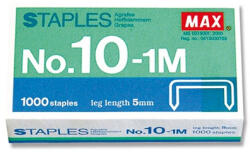 Max Tűzőkapocs Max No. 10 1000 db/doboz (2M10-1) - papir-bolt