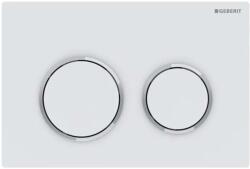 Geberit Omega20 - Süllyesztett vezérlés, matt fehér/fényes króm 115.085. JT. 1 (115.085.JT.1)