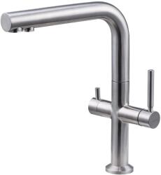 kielle Wimeo - Mosogató csaptelep szűrési funkcióval, szálcsiszolt rozsdamentes acél 10525F25 (10525F25)