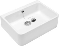 Villeroy & Boch O. novo - Kerámia munkalap mosogató, 595x500 mm, CeramicPlus, alpesi fehér 632200R1 (632200R1)