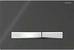 Geberit Sigma50 - Süllyesztett vezérlőgomb, króm/fekete 115.788. DW. 2 (115.788.DW.2)