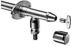 SCHELL Polar II - Kültéri fagymentes szelep, levegőztetővel, matt krómozott 039960399 (039960399)