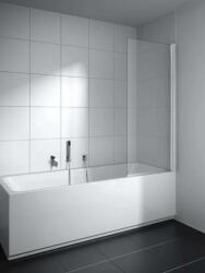 Kermi CADA XS - Kádparaván DFR, 75x160 cm, jobbra, fényes ezüst/tiszta üveg CKDFR07516VPK (CKDFR07516VPK)
