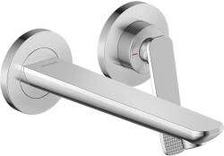 Hansgrohe Citterio C - Falsík alatti mosdócsaptelep, leeresztővel, 2 nyílásos beépítés, EcoSmart, króm 49111000 (49111000)